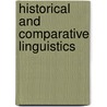 Historical and Comparative Linguistics by Anttila, Raimo