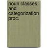 Noun classes and categorization proc. door Onbekend