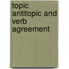 Topic antitopic and verb agreement by Lambrecht