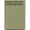 History in the text quatrevingt-treize door Petrey
