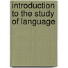Introduction to the study of language door Milewski
