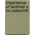 Importance of techmer s int.zeitschrift