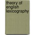Theory of english lexicography