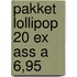 Pakket lollipop 20 ex ass a 6,95