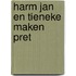 Harm jan en tieneke maken pret
