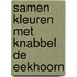 Samen kleuren met knabbel de eekhoorn