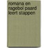 Romana en ragebol paard leert stappen