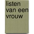 Listen van een vrouw
