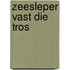 Zeesleper vast die tros