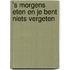 's Morgens eten en je bent niets vergeten