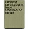 Kameleon correctiesleutel blauw scheurblok 5e leerjaar by R. van den Abbeele
