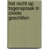Het recht op tegenspraak in civiele geschillen