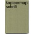 Kopieermap schrift