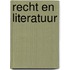 Recht en literatuur