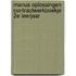 Manus oplossingen contractwerkboekje 2e leerjaar