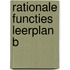 Rationale functies leerplan b