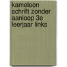 Kameleon schrift zonder aanloop 3e leerjaar links door N. Pappijn