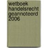 Wetboek handelsrecht geannoteerd 2006