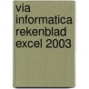 Via informatica rekenblad excel 2003 by G. Vanderbiesen