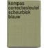 Kompas correctiesleutel scheurblok blauw