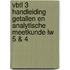 Vbtl 3 handleiding getallen en analytische meetkunde lw 5 & 4