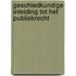 Geschiedkundige inleiding tot het publiekrecht