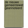 De nieuwe gemeentewet geannoteerd door J. Dujardin
