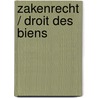 Zakenrecht / droit des biens door B. Tilleman