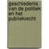 Geschiedenis van de politiek en het publiekrecht