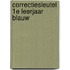 Correctiesleutel 1e leerjaar blauw