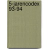 5-jarencodex 93-94 door M. Dambre