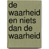 De waarheid en niets dan de waarheid