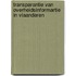 Transparantie van overheidsinformartie in Vlaanderen