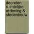 Decreten ruimtelijke ordening & stedenbouw