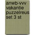 ANWB-VVV vakantie puzzelreus set 3 st