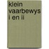 Klein vaarbewys i en ii