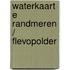 Waterkaart e randmeren / flevopolder