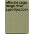 Officiele sega mega drive spelletjesboek