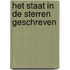 Het staat in de sterren geschreven