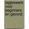 Lapjeswerk voor beginners en gevord. door Danneman