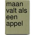 Maan valt als een appel