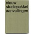 Nieuw studiepakket aanvullingen