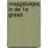 Vraagstukjes in de 1e graad