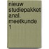 Nieuw studiepakket anal. meetkunde 1