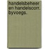 Handelsbeheer en handelscorr. byvoegs.