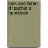 Look and listen d teacher s handbook door Onbekend