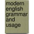 Modern english grammar and usage