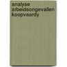 Analyse arbeidsongevallen koopvaardy door Vynckier