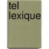 Tel lexique door Pianet