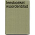 Leesboeket woordenblad
